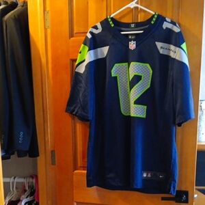 Seattle Seahawks Navy Blue Jersey